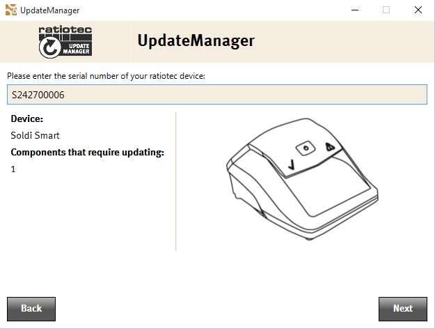 Update manager preview of update process
